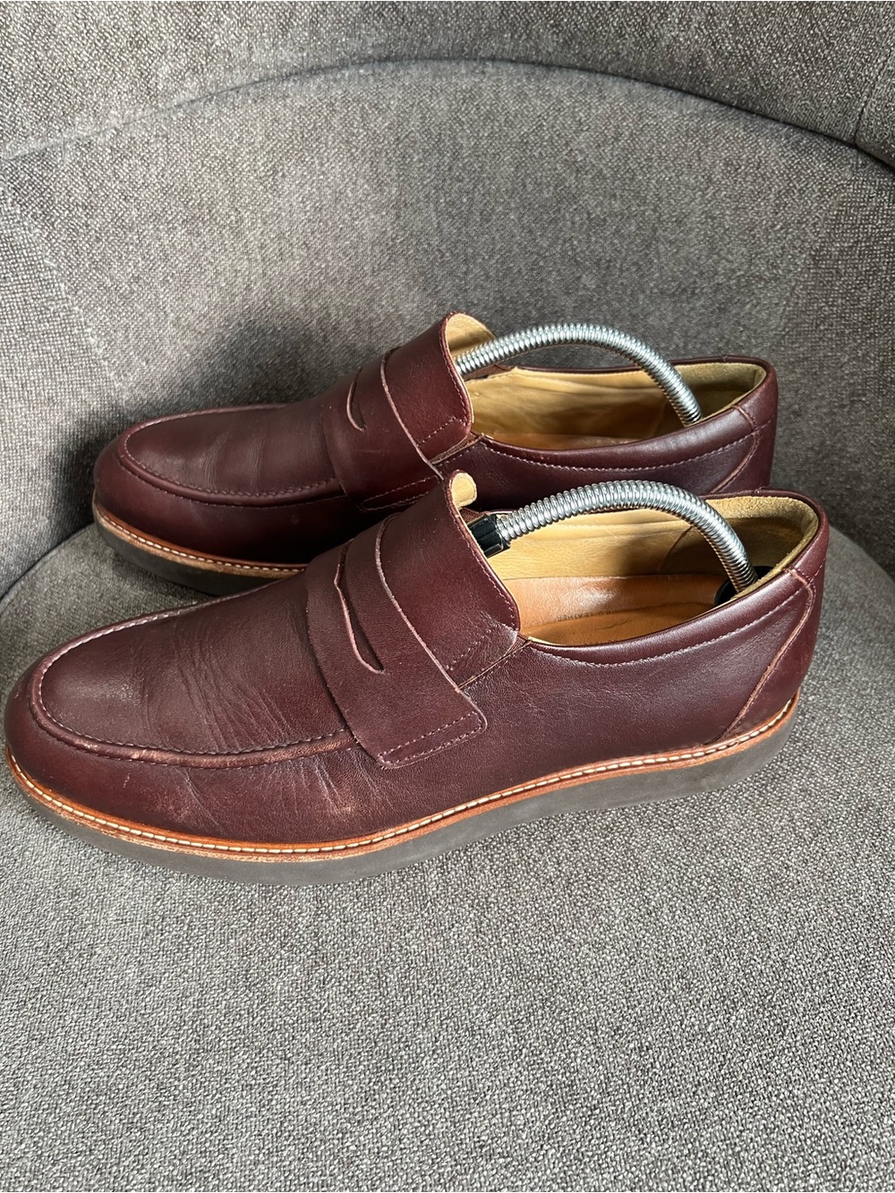 Samuel Hubard leather loafers size 10 - Picture 5 of 11